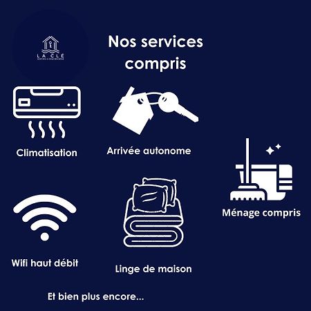 Апартаменти La Cle - Climatisation - Wifi - Parking Gratuit A Proximite Єр Екстер'єр фото